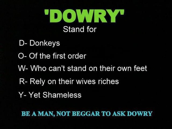 Dowry Quotes  (1)