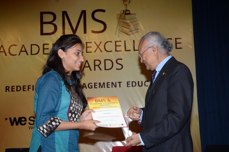BMS Academic Excellence Award 086 BMS Bachelor of Management