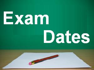exam dates