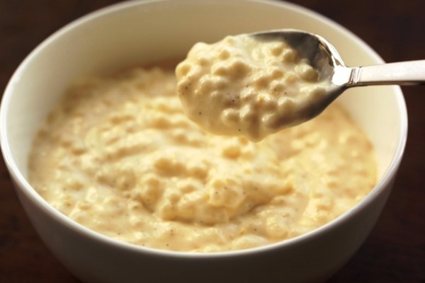 Lemon Vanilla Tapioca Pudding