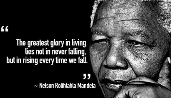 Nelson Mandela on Getting Back Up