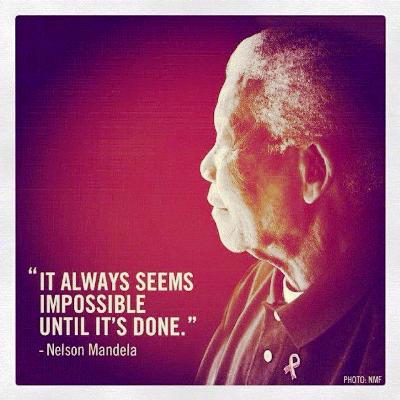Nelson Mandela on Impossibility
