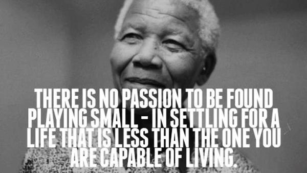 Nelson Mandela on Passion