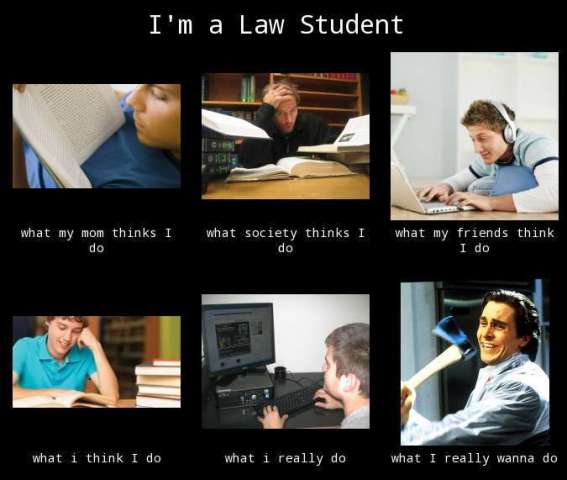 i am law student