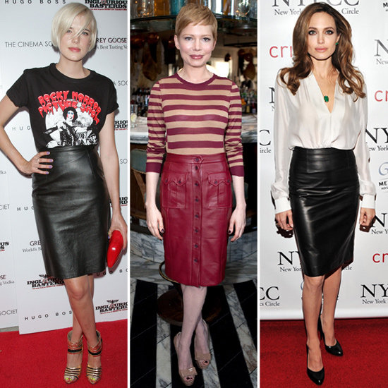 Celebrities-Leather-pencil-Skirts-trend