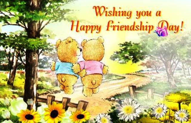 She was the happy friend. Friendship Day. Friendship Day Wishes. International Friendship Day. Happy Friendship Day Greeting.