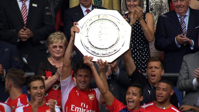 arsenal community shield winners