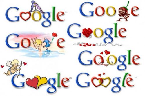 Google Doodle Valentine Special.