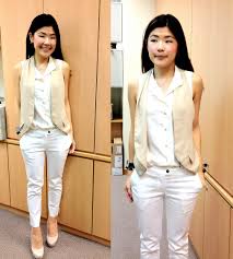 white pant and colou
