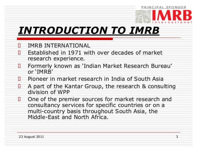 Indian market research bureau