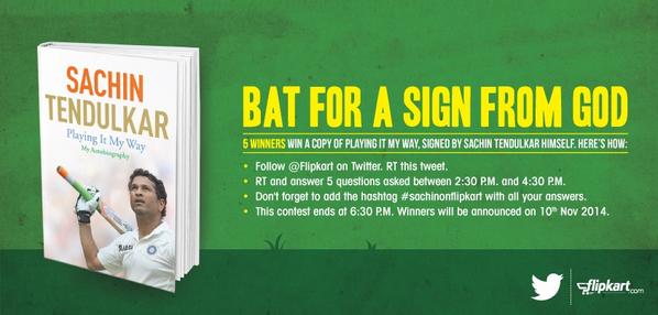 #SachinOnFlipkart 1