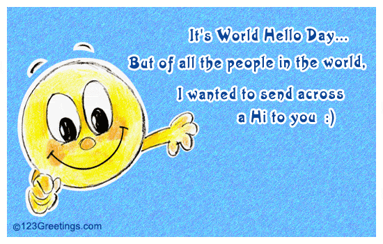World Hello Day (1)