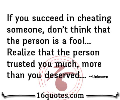 Cheating Quotes  (5)