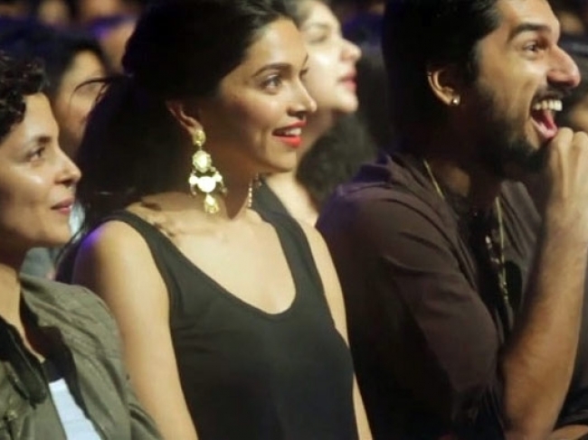 Deepika in the audience.