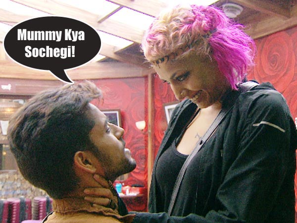 Gautam and Diandra in the mad House