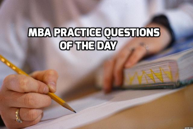 MBA practice questions