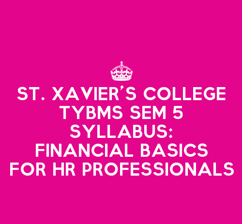 financial basics for HR professionals