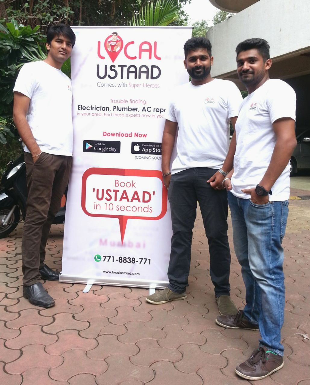 (Left ) Mr.Ankit Madhukant Jain, (Middle) Mr.Yash Lisbon Sheth and (Right) Mr.Santosh Ashok Jani