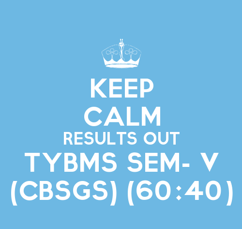TYBMS SEM- V (CBSGS) (60:40) 2015
